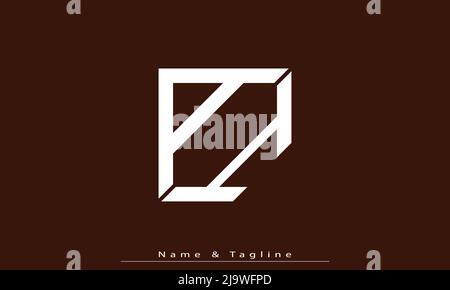 Alphabet letters Initials Monogram logo AI , IA Stock Vector