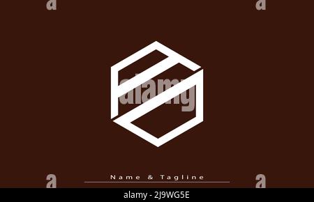 Alphabet letters Initials Monogram logo AD , DA Stock Vector