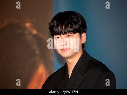 Sung Yoo-Bin, May 24, 2022 : South Korean actor Sung Yoo-Bin poses at a ...