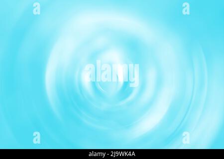 Blurred gradient radial motion bright blue background. Abstract circular texture Stock Photo