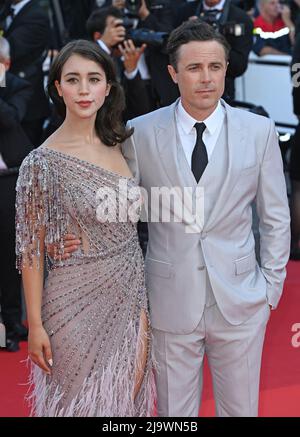 Cannes, France. 20th May, 2022. CANNES - MAY 20: Caylee Cowan arrives to  the premiere of  Three Thousand Years of Longing  during the 75th Edition  of Cannes Film Festival on