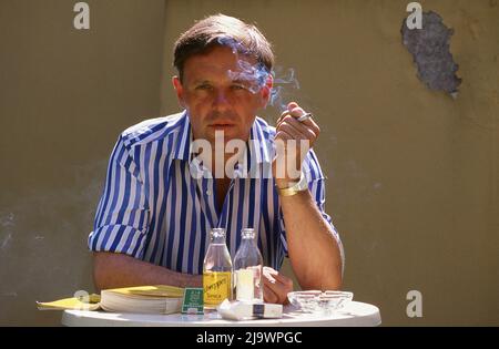 Anthony Hopkins in Rome 1984 Stock Photo