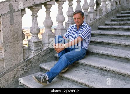 Anthony Hopkins in Rome 1984 Stock Photo