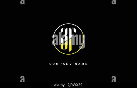 ZF, FZ Alphabets Letters Logo Monogram Stock Vector