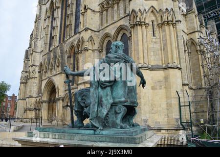 Monument tower in park uk york Stock Photo