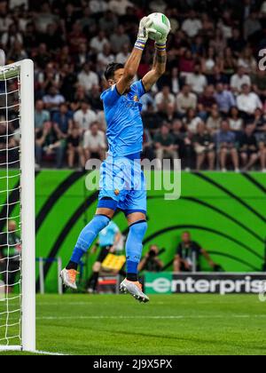 Tirana, Albania. 25th May, 2022. Tirana, Albania. 25th May, 2022. Tirana - AS Roma goalkeeper Rui Patricio during the match between AS Roma v Feyenoord at Air Albaniastadion on 25 May 2022 in Tirana, Albania. (Box to Box Pictures/Tom Bode) Credit: box to box pictures/Alamy Live News Credit: box to box pictures/Alamy Live News Stock Photo