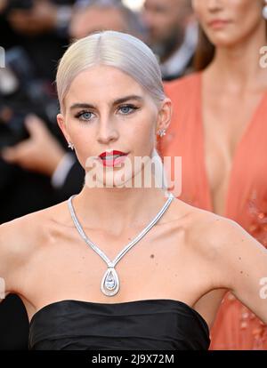 Caro Daur 75th Cannes Film Festival Opening red carpet and for the