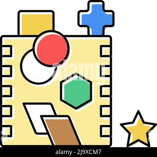 shape sorting color icon vector illustration Stock Vector Image & Art ...