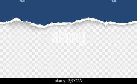 Torn paper piece background with space for your text. Paper ripped edges vector template Stock Vector