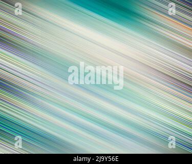 abstract striped colorful green blue white slanted lines background Stock Photo