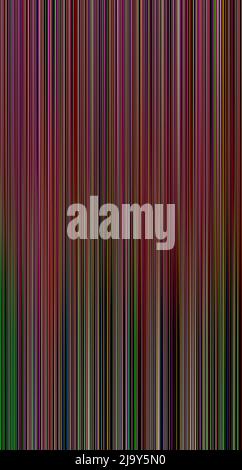 Vertical colorful parallel red green stripes dim abstract background Stock Photo