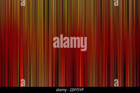 Vertical red black yellow parallel stripes abstract colorful dark  lava background Stock Photo