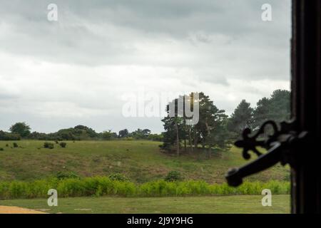 View from window, Sutton Hoo House Stock Photo