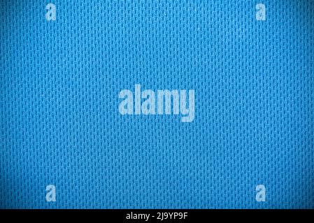 Close-up of blue fabric, nylon, polyester as smooth texture or background Stock Photo
