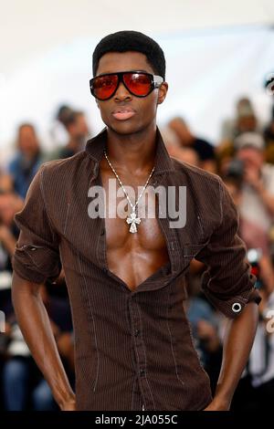 Alton Mason poses at the photocall of 'Elvis' during the 75th Annual