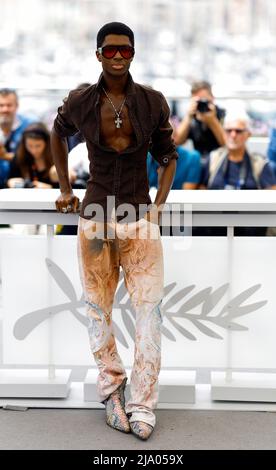 Alton Mason poses at the photocall of 'Elvis' during the 75th Annual