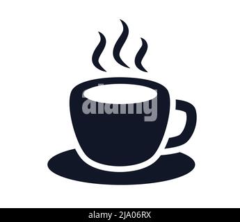 Coffee soup tea or other hot drink vector vector illustration icon Stock Vector