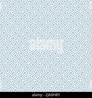 Light Blue Seamless Retro Pattern. Tileable Vector background Stock Vector