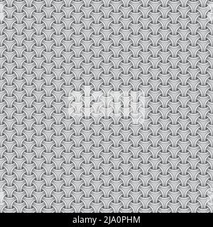 Interlace Circles Seamless Pattern. Vector Tileable Neutral Background Stock Vector
