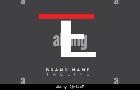 TE Alphabet letters Initials Monogram logo Stock Vector
