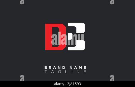 DC Alphabet letters Initials Monogram logo Stock Vector