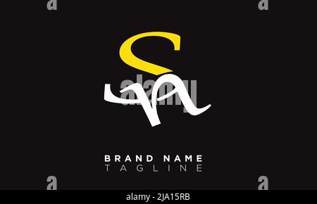 SN Alphabet letters Initials Monogram logo Stock Vector