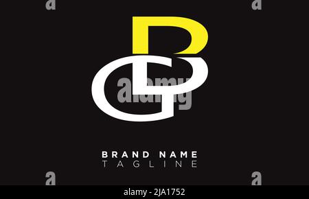GB Alphabet letters Initials Monogram logo Stock Vector