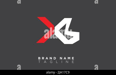 KB Alphabet letters Initials Monogram logo Stock Vector
