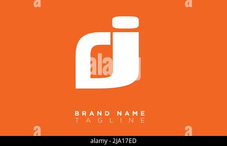 CJ Alphabet letters Initials Monogram logo Stock Vector