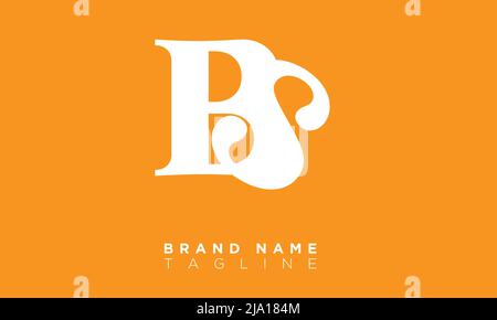 PS Alphabet letters Initials Monogram logo Stock Vector