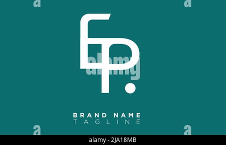 EP Alphabet letters Initials Monogram logo Stock Vector