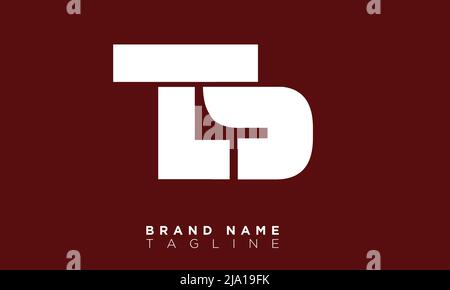 TS Alphabet letters Initials Monogram logo Stock Vector