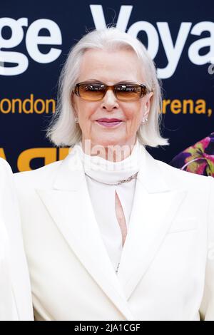 Anni-Frid Lyngstad attending the Abba Voyage digital concert launch at the ABBA Arena, Queen Elizabeth Olympic Park, east London. Picture date: Thursday May 26, 2022. Stock Photo