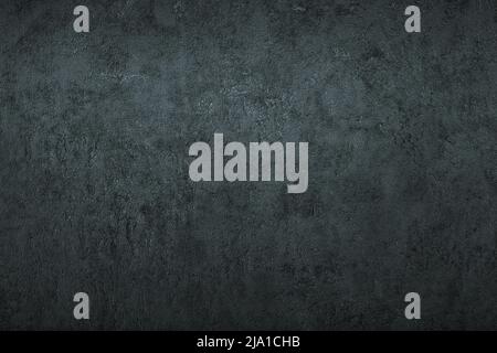 Dark gloomy wall surface background with grunge peeled paint texture Stock Photo