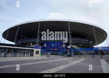 A general view of the Stade de France, Paris. Picture date: Thursday May 26, 2022. Stock Photo