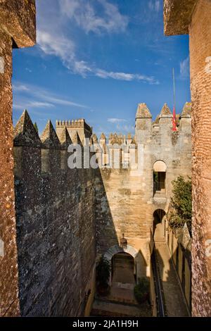 Almodovar Castle near Cordoba Spain V Stock Photo