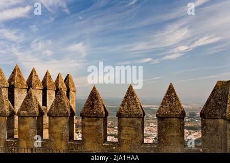 Almodovar Castle view of village near Cordoba Spain H Stock Photo