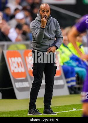 ARNHEM - AZ Alkmaar coach Pascal Jansen during the Dutch Eredivisie play-offs final match between Vitesse and AZ at the Gelredome on May 26, 2022 in Arnhem, Netherlands. ANP ED OF THE POL Stock Photo