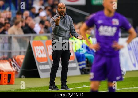 ARNHEM - AZ Alkmaar coach Pascal Jansen during the Dutch Eredivisie play-offs final match between Vitesse and AZ at the Gelredome on May 26, 2022 in Arnhem, Netherlands. ANP ED OF THE POL Stock Photo