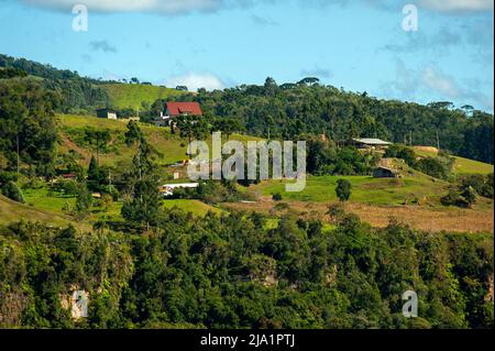 Rural life at Serra Catarinense, Santa Catarina, Brazil Stock Photo