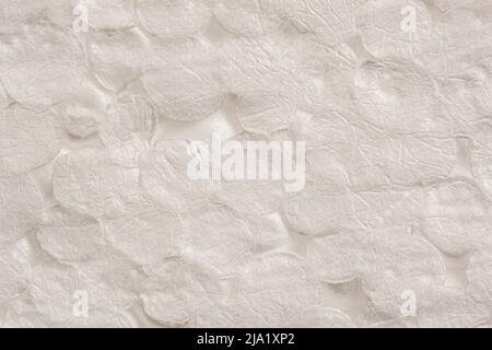 Texture of thermal insulating styrofoam. Structure polystyrene plastic Stock Photo