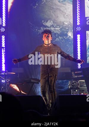 Gary Numan,On stage,Intruder Tour 2022,Albert Hall music venue,27 Peter St, Manchester,England,UK, M2 5QR Stock Photo