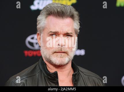 Los Angeles, USA. 11th Mar, 2014. Ray Liotta arriving at the Muppets Most Wanted Premiere at the El Capitan Theatre in Los Angeles.Ray Liotta Ray Liotta, the actor best known for playing mobster has died. He was 67. Credit: Tsuni/USA/Alamy Live News Stock Photo