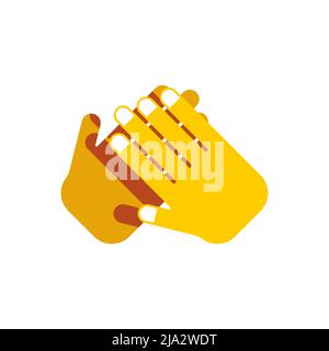 Clap your hands icon. Clap sign. applause symbol. Vector illustration Stock Vector