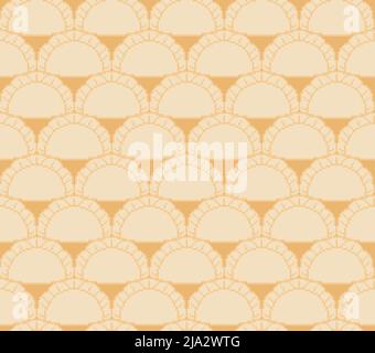 Jiaozi Chinese dumplings pattern seamless. Traditional food in China background Stock Vector