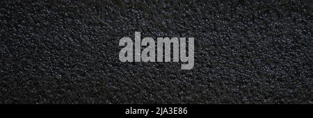 Black background, porous seamless texture pattern Stock Photo