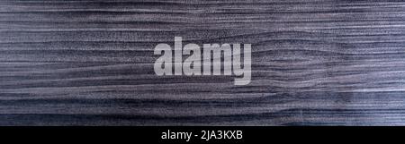 Black wooden background. Panoramic view. Copyspace. Stock Photo