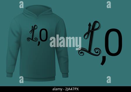 Vector illustration in graphic style. Digital art Stock Vector
