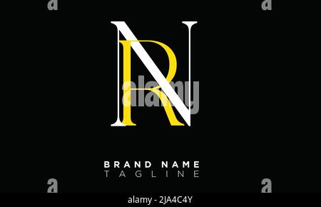 RN Alphabet letters Initials Monogram logo Stock Vector