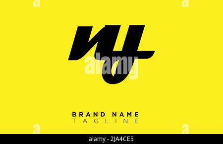 NY Alphabet letters Initials Monogram logo Stock Vector